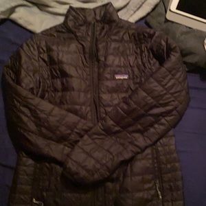 Black Patagonia nano puff jacket